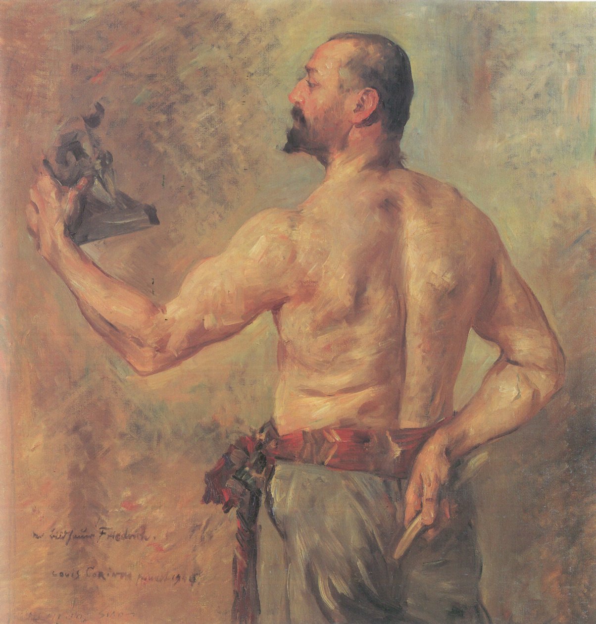 Portrét sochaře Friedricha od Lovis Corinth