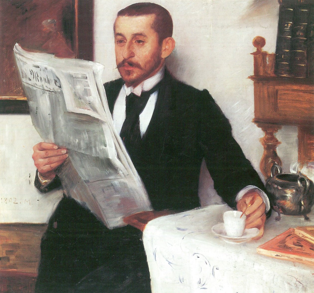 Portrét malíře Benna Beckerna od Lovis Corinth