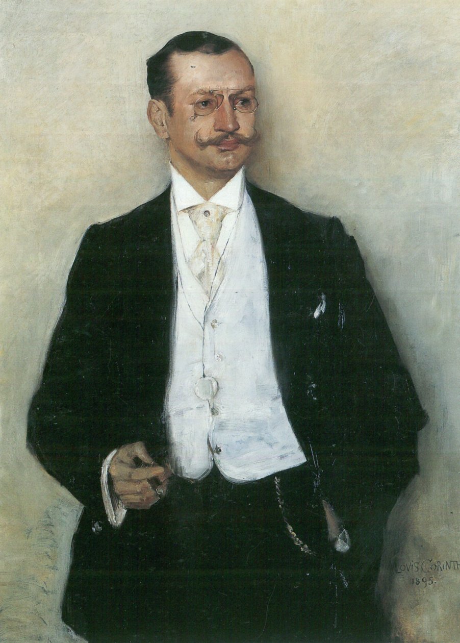 Portrét malíře Karla Strathmannna od Lovis Corinth