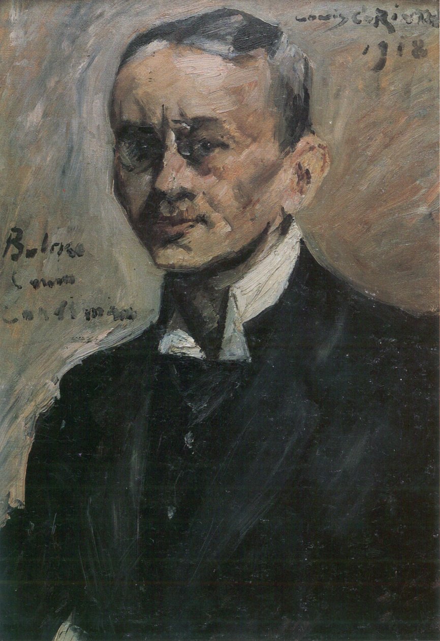 Portrét spisovatele Carla Bulckena od Lovis Corinth