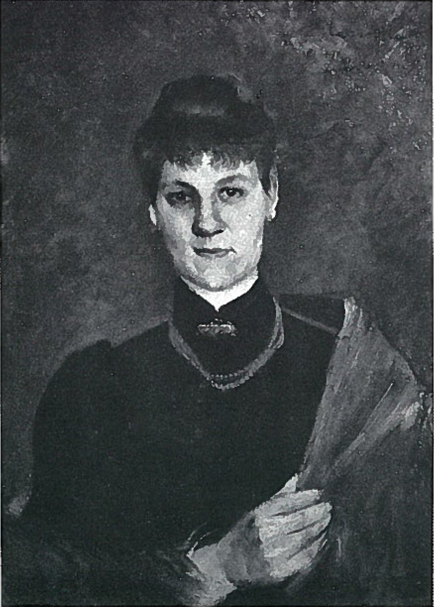 Portrét ženy s korálovými náhrdelníky od Lovis Corinth