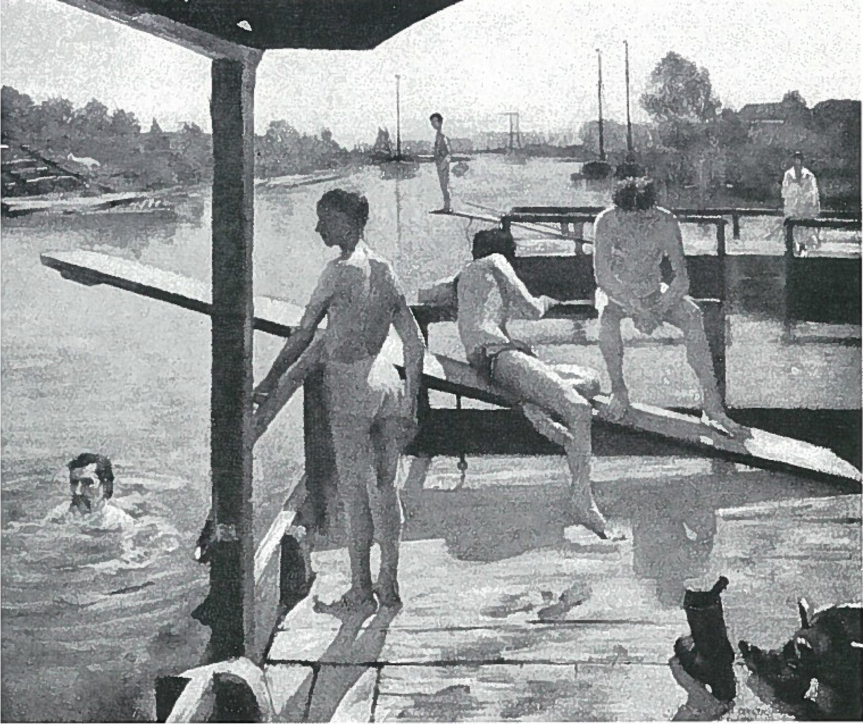 Bazén poblíž Grothe, Konigsbergn od Lovis Corinth