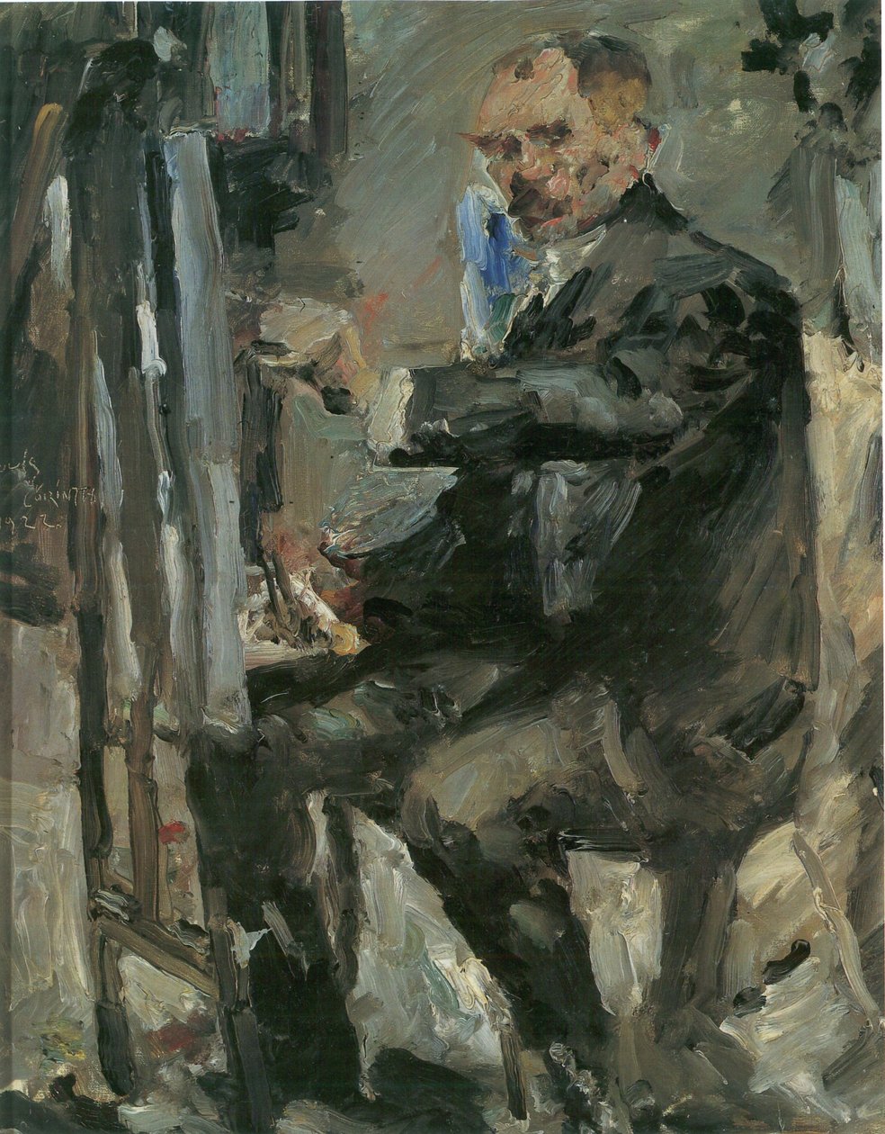 Autoportrét před stojanem od Lovis Corinth
