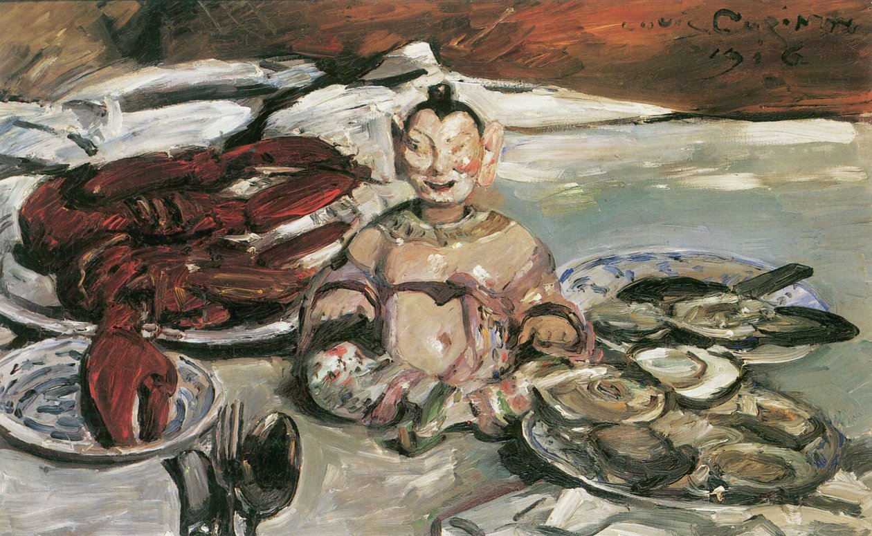 Zátiší s pagodami od Lovis Corinth