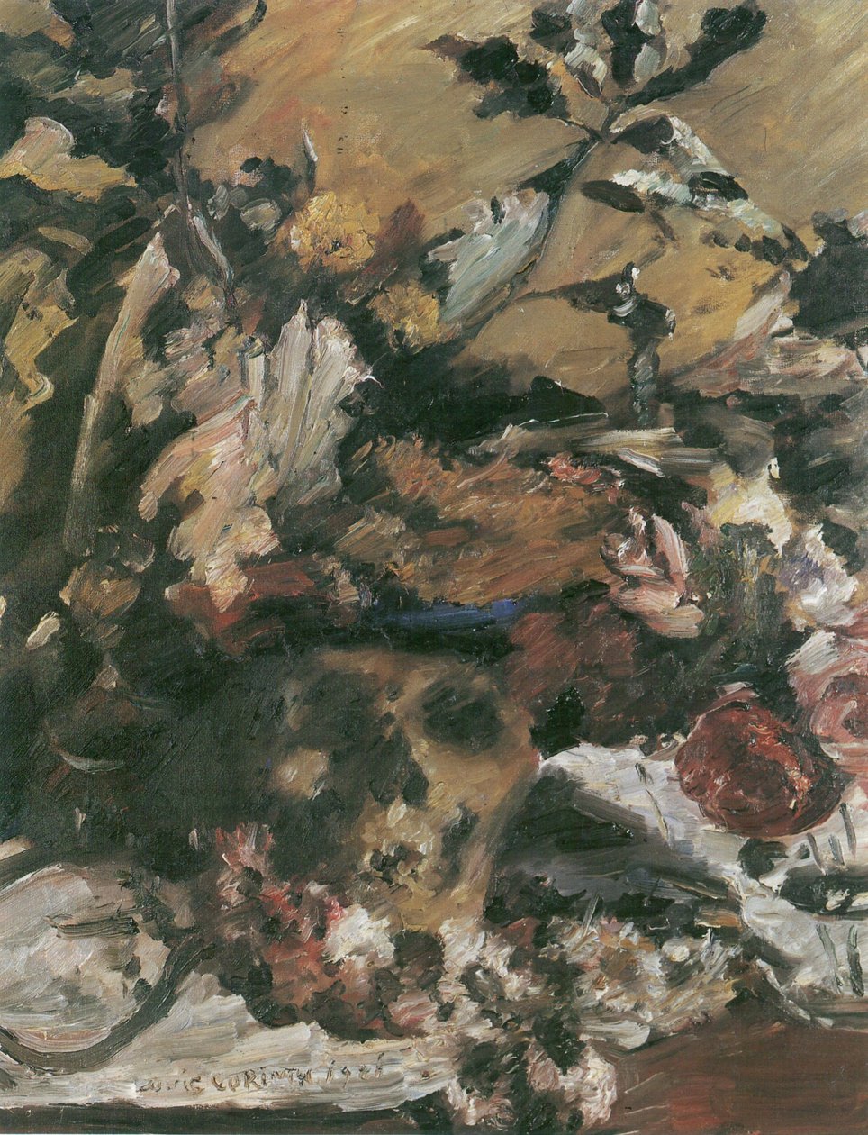 Lebka s dubovými listy od Lovis Corinth