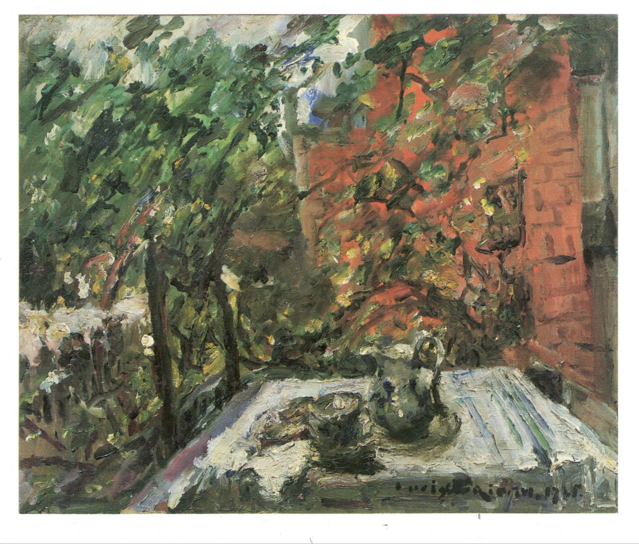 Věšáky na balkoně od Lovis Corinth