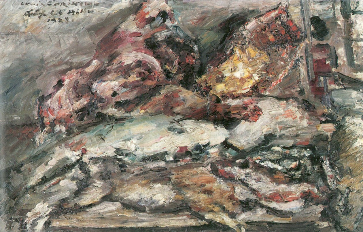 Viktualien bei Hiller v Berlíně Chladírna restaurace Hiller v Berlíně od Lovis Corinth