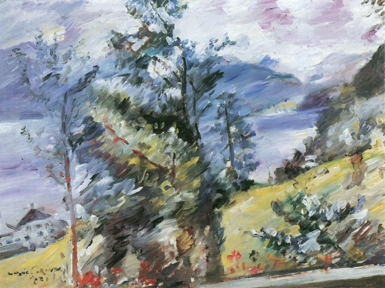 Walchensee, pohled na Wetterstein od Lovis Corinth