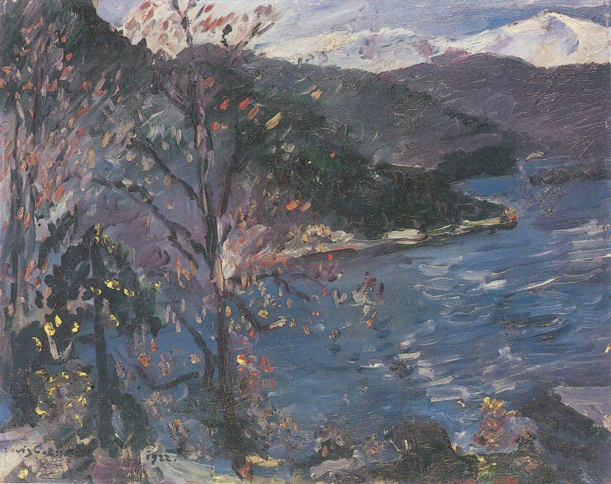 Walchensee na podzim od Lovis Corinth