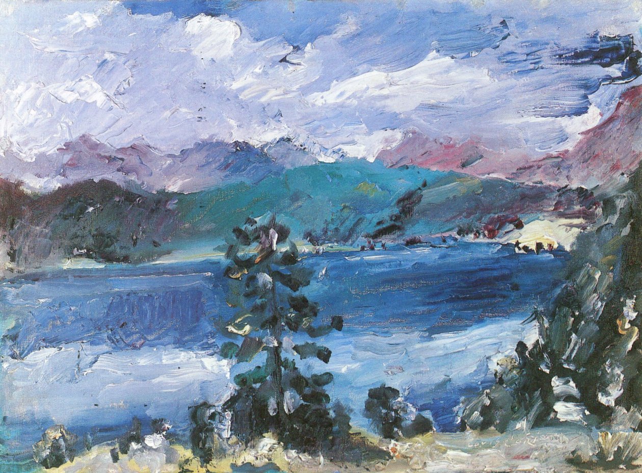  Walchensee s Larchenem od Lovis Corinth