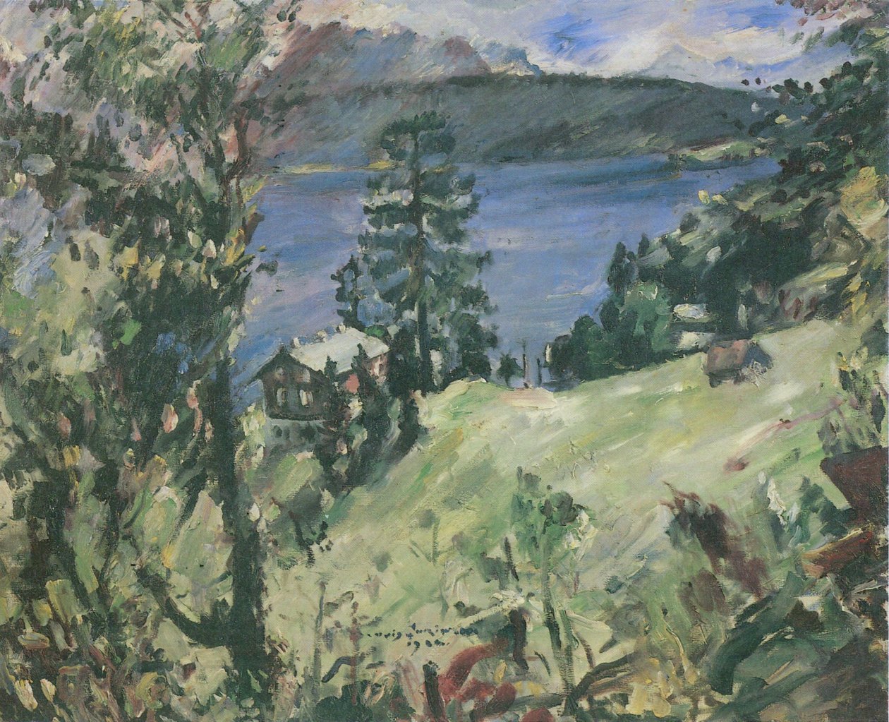 Walchenseelandschaftn od Lovis Corinth