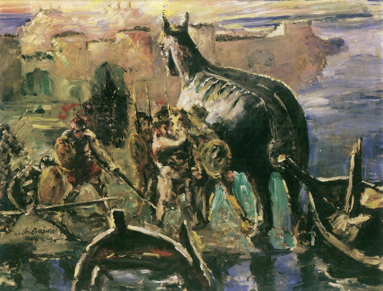 Trojský kůň od Lovis Corinth