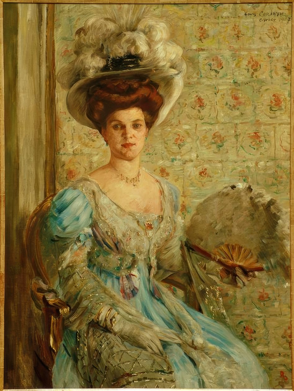 Portrét hraběnky Finkh (Eleonore von Wilke) od Lovis Corinth