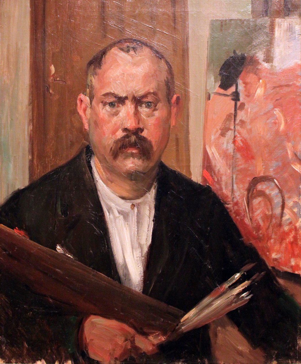 Autoportrét bez límce od Lovis Corinth