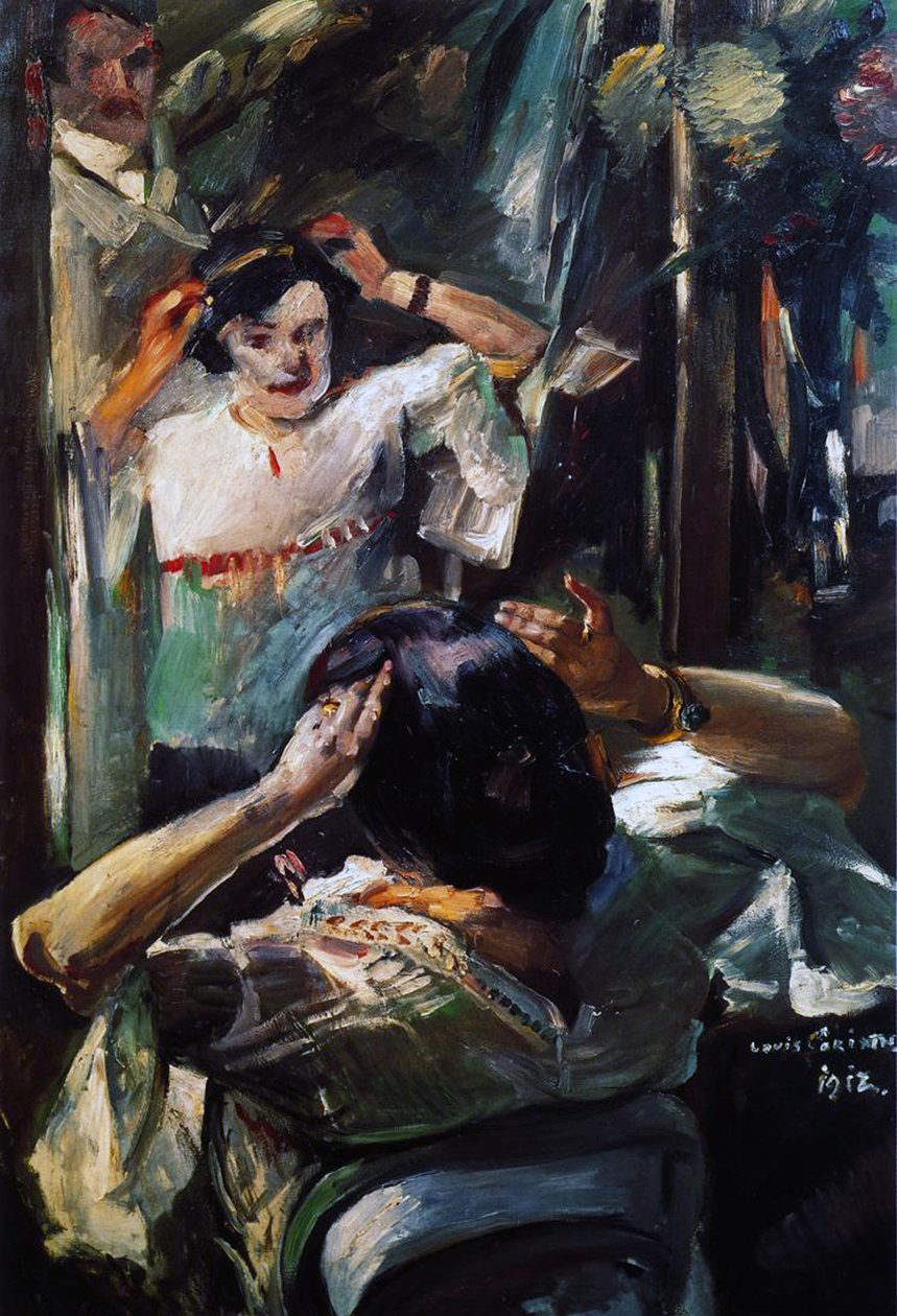 Zrcadlo, 1912 od Lovis Corinth