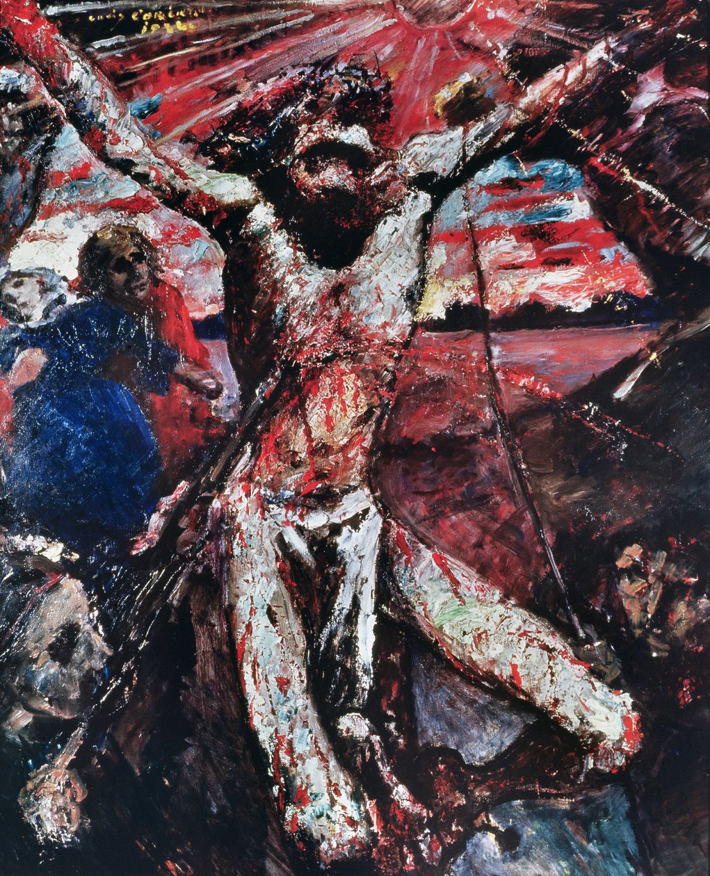 Rudý Kristus, 1922 od Lovis Corinth