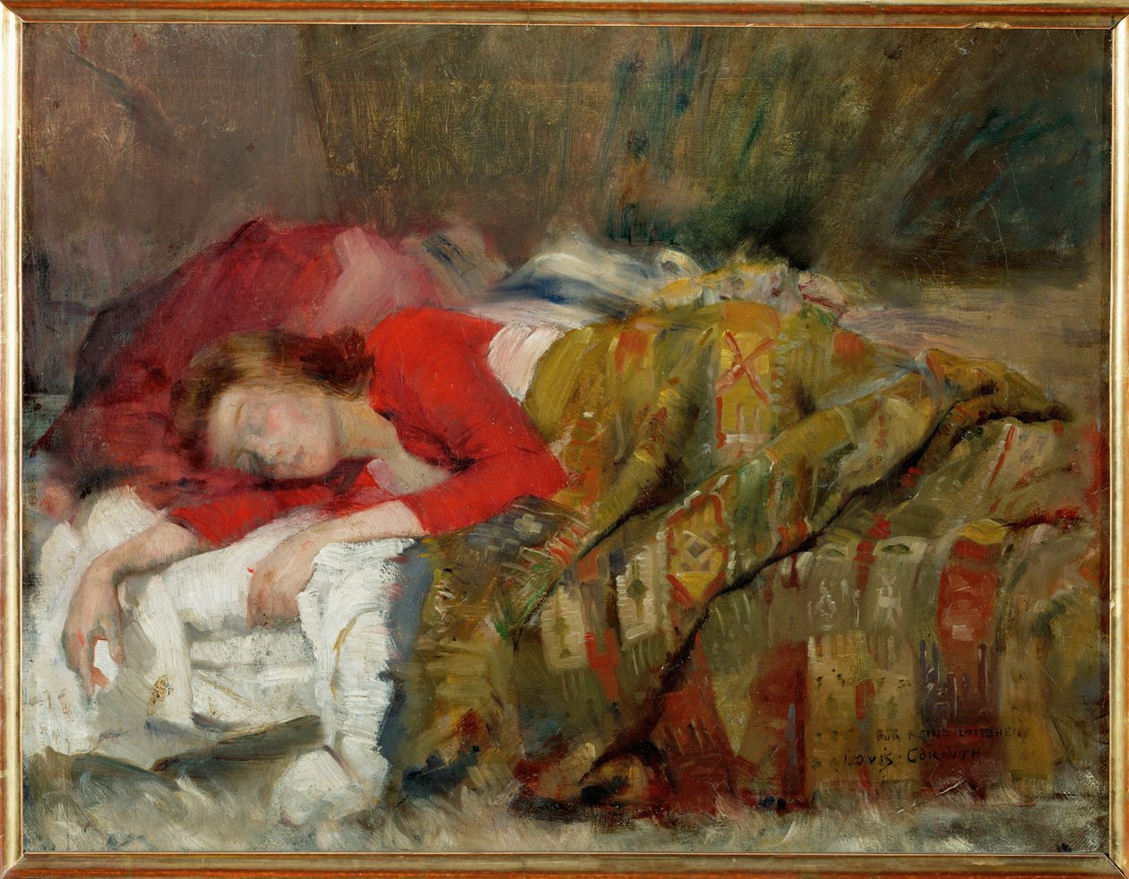 Pro mou Lotty (malba na plátně) od Lovis (1858-1925) Corinth