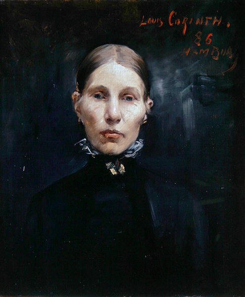 Portrét hamburské ženy od Lovis  Corinth