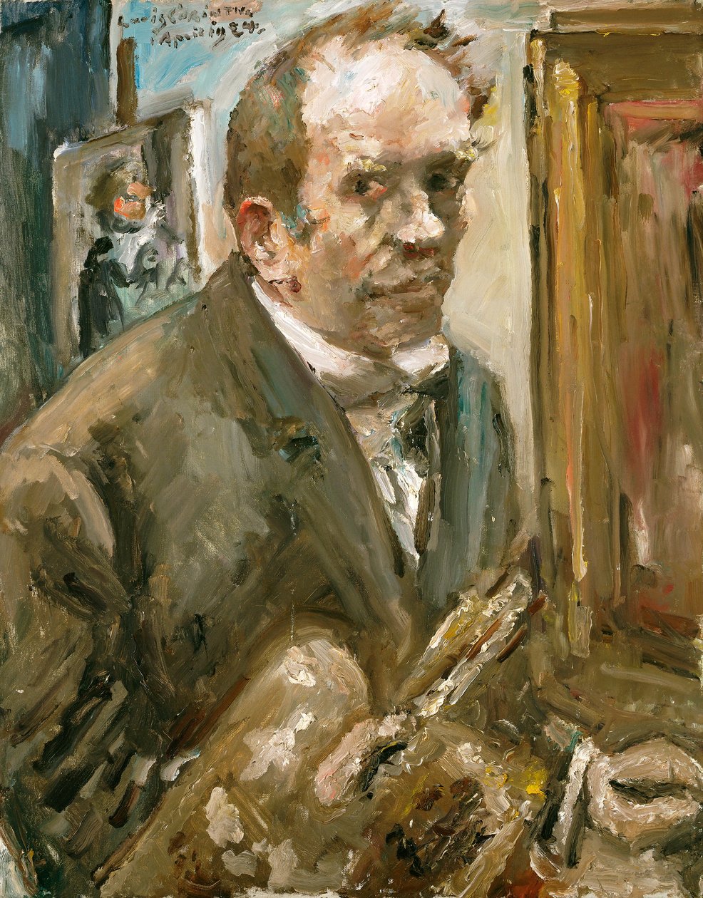 Autoportrét - Autoportrét - Peinture de Lovis Corinth (1858-1925) - 1924 - Olej na plátně - 100x80 - (c) Muzeum moderního umění, New York od Lovis  Corinth