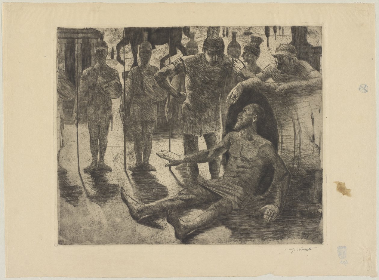Alexander a Diogenes od Lovis Corinth