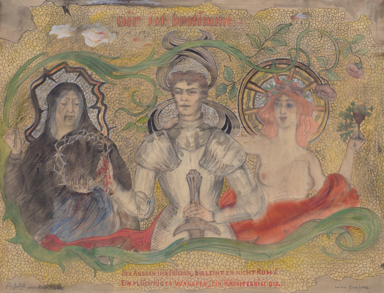 Alegorie k básni od Lovis Corinth