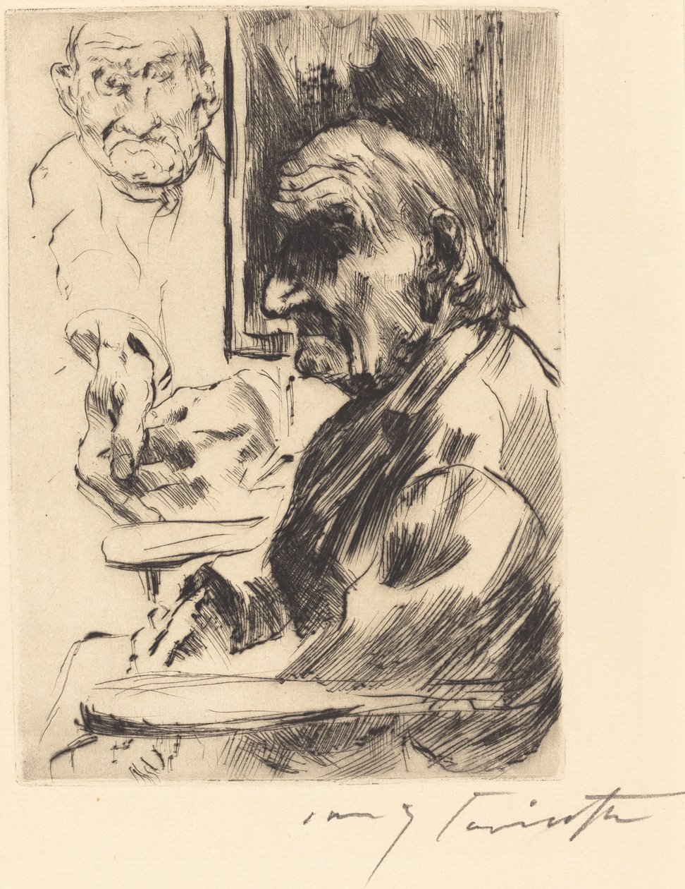 Alter Mann (starý muž) od Lovis Corinth