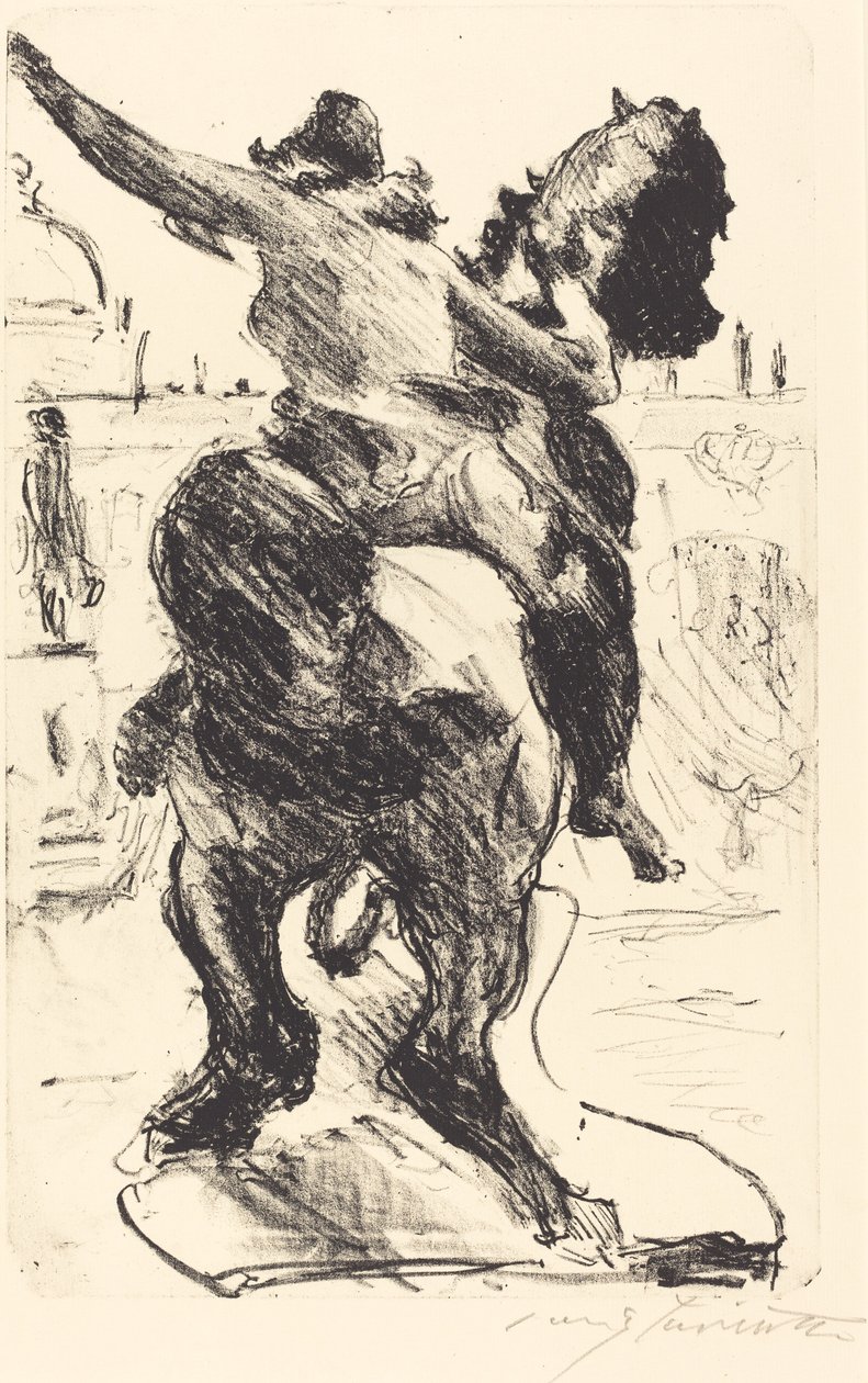 Socha Amazonky v Alte Museum od Lovis Corinth