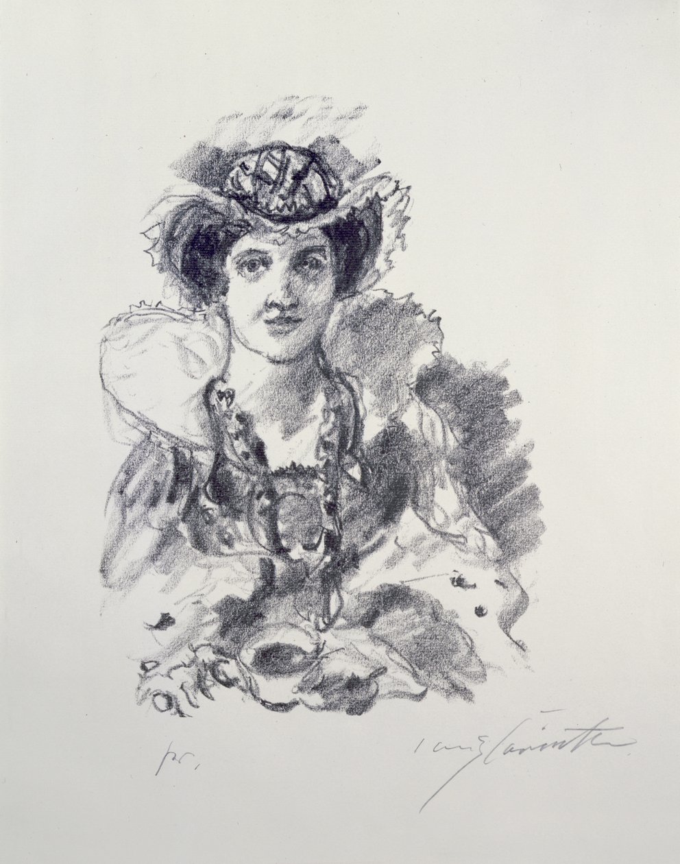 Anna Boleynová během turnaje od Lovis Corinth