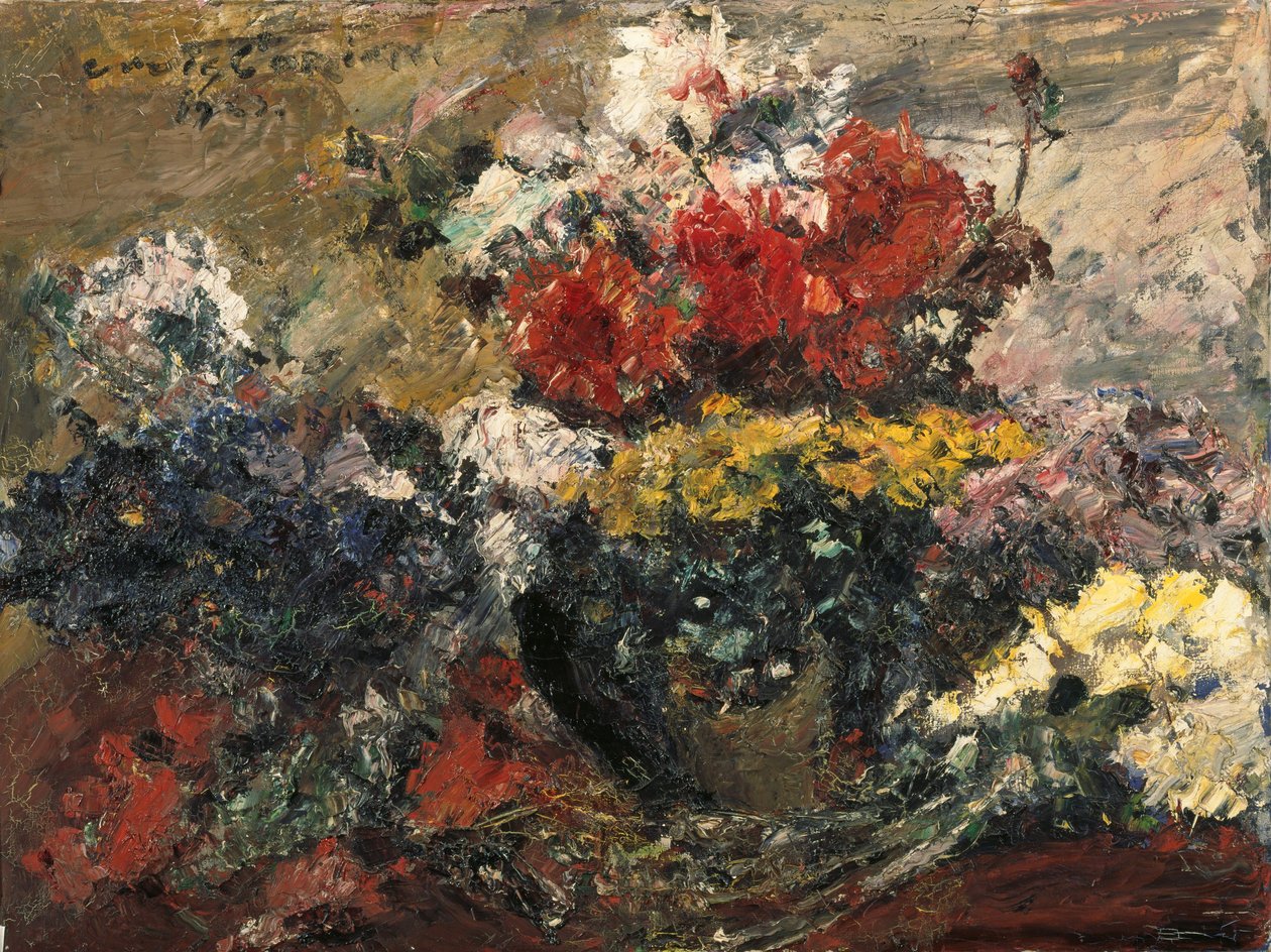 Podzimní květiny od Lovis Corinth