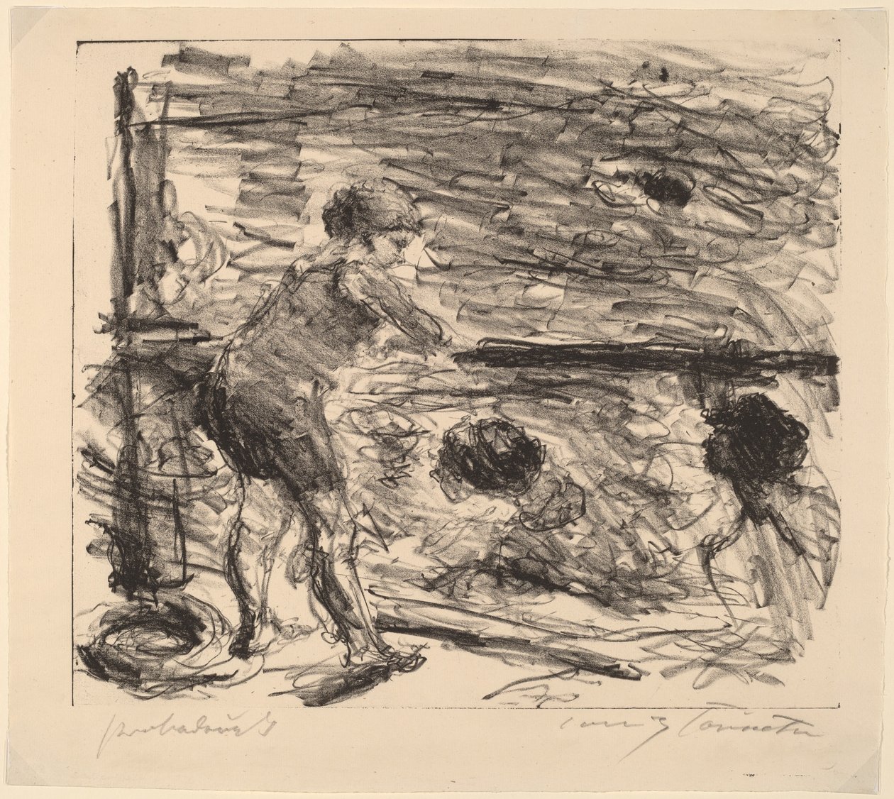Badeanstalt The Bath House, 1920. od Lovis Corinth