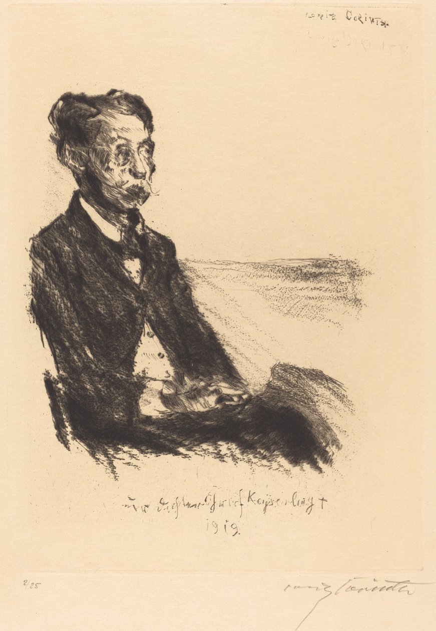 Portrét hraběte Keyserlinga od Lovis Corinth