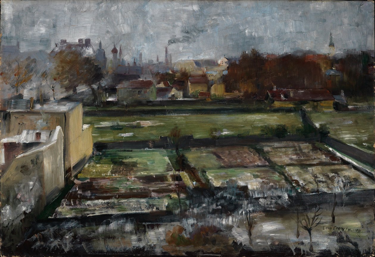 Pohled z mnichovského ateliéru od Lovis Corinth