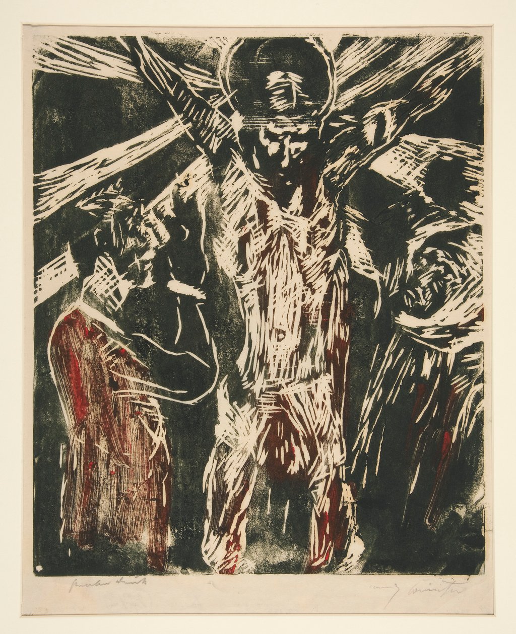 Kristus na kříži od Lovis Corinth