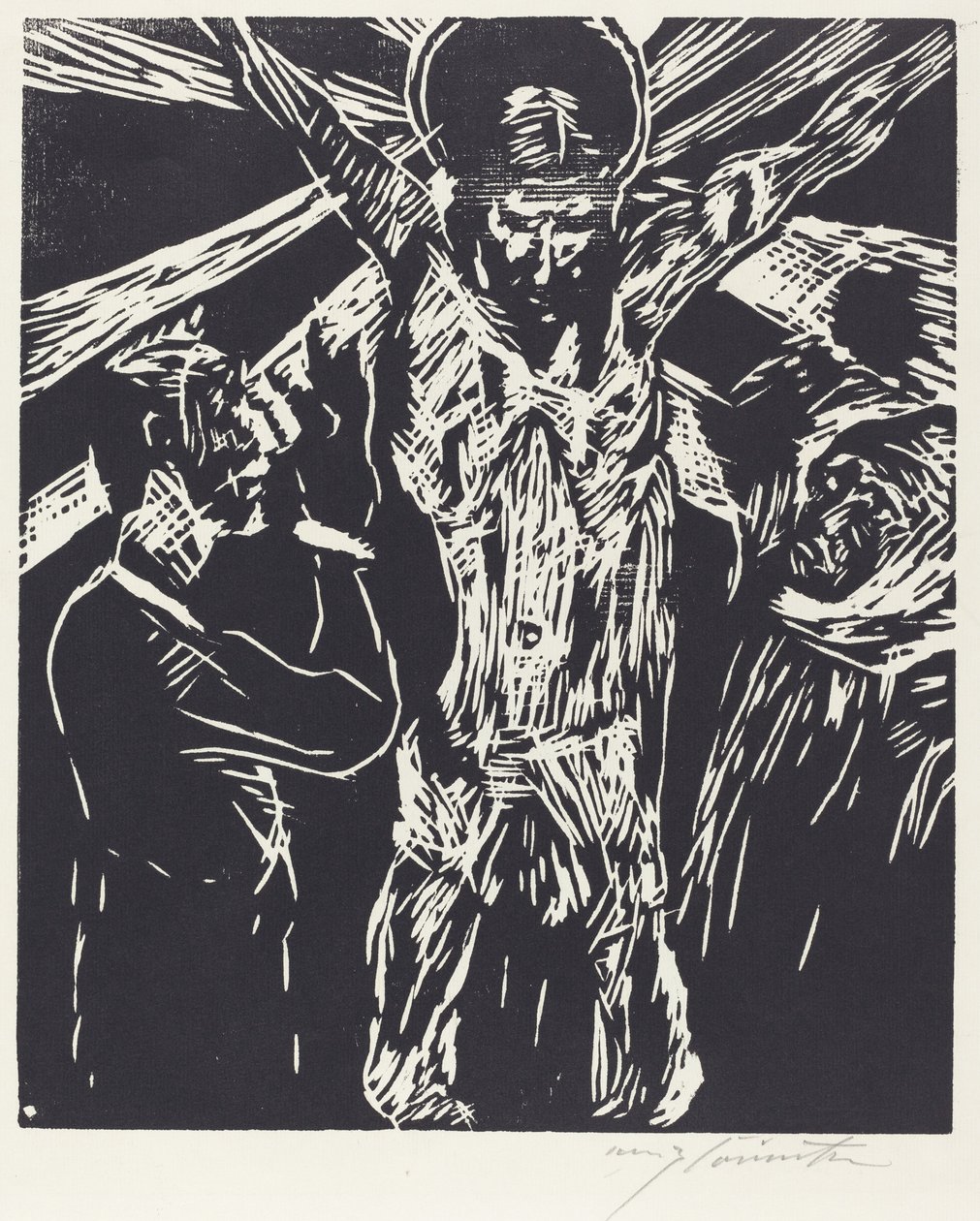Kristus na kříži Ukřižování, 1919. od Lovis Corinth
