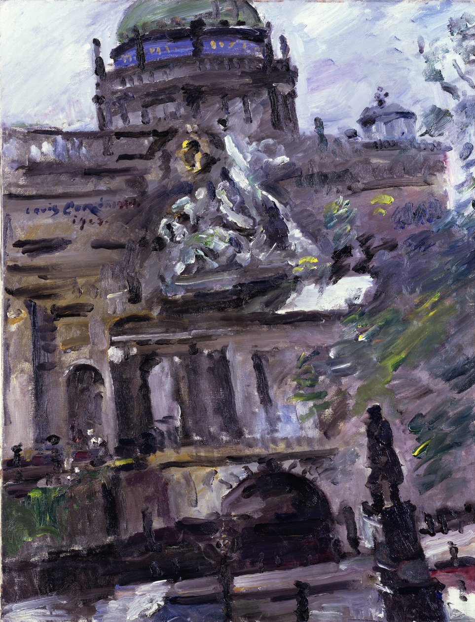 Berlínský zámek od Darmstädter Bank od Lovis Corinth