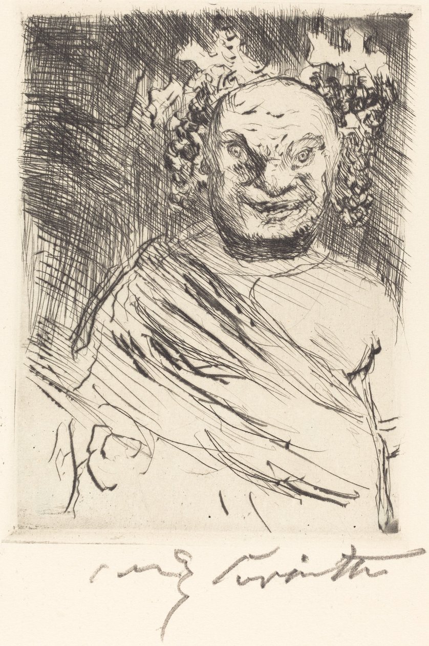 Gastmahl z Trimalchia: pl. I (Trimalchiova hostina: pl. I) od Lovis Corinth