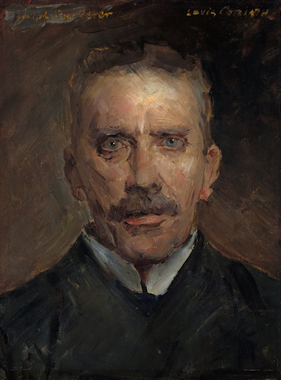 Básník Josef Ruederer od Lovis Corinth