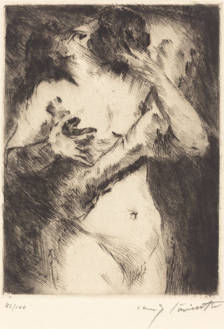 The Kiss The Kiss, 1921. od Lovis Corinth