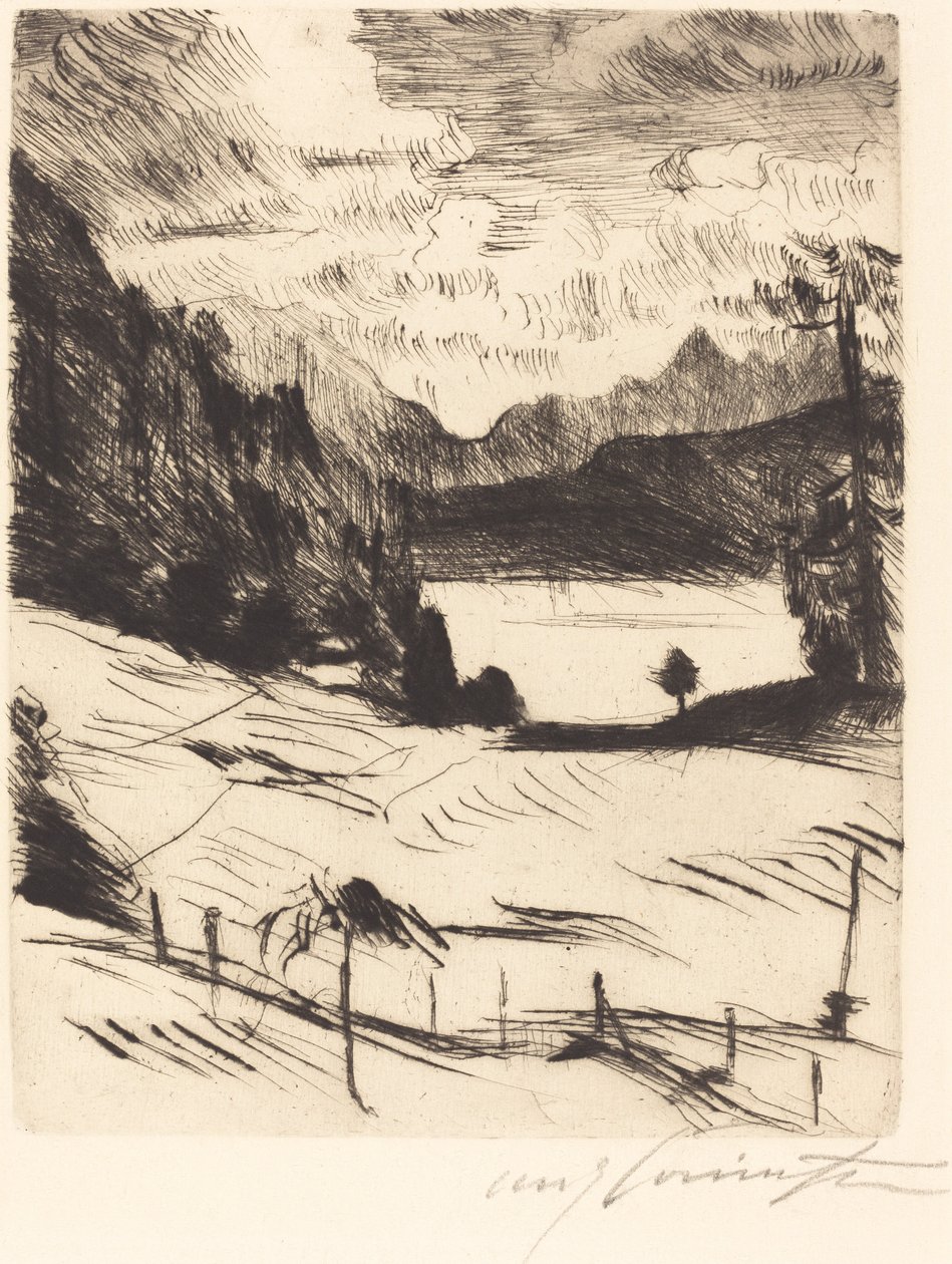 Der Walchensee (Walchensee) od Lovis Corinth