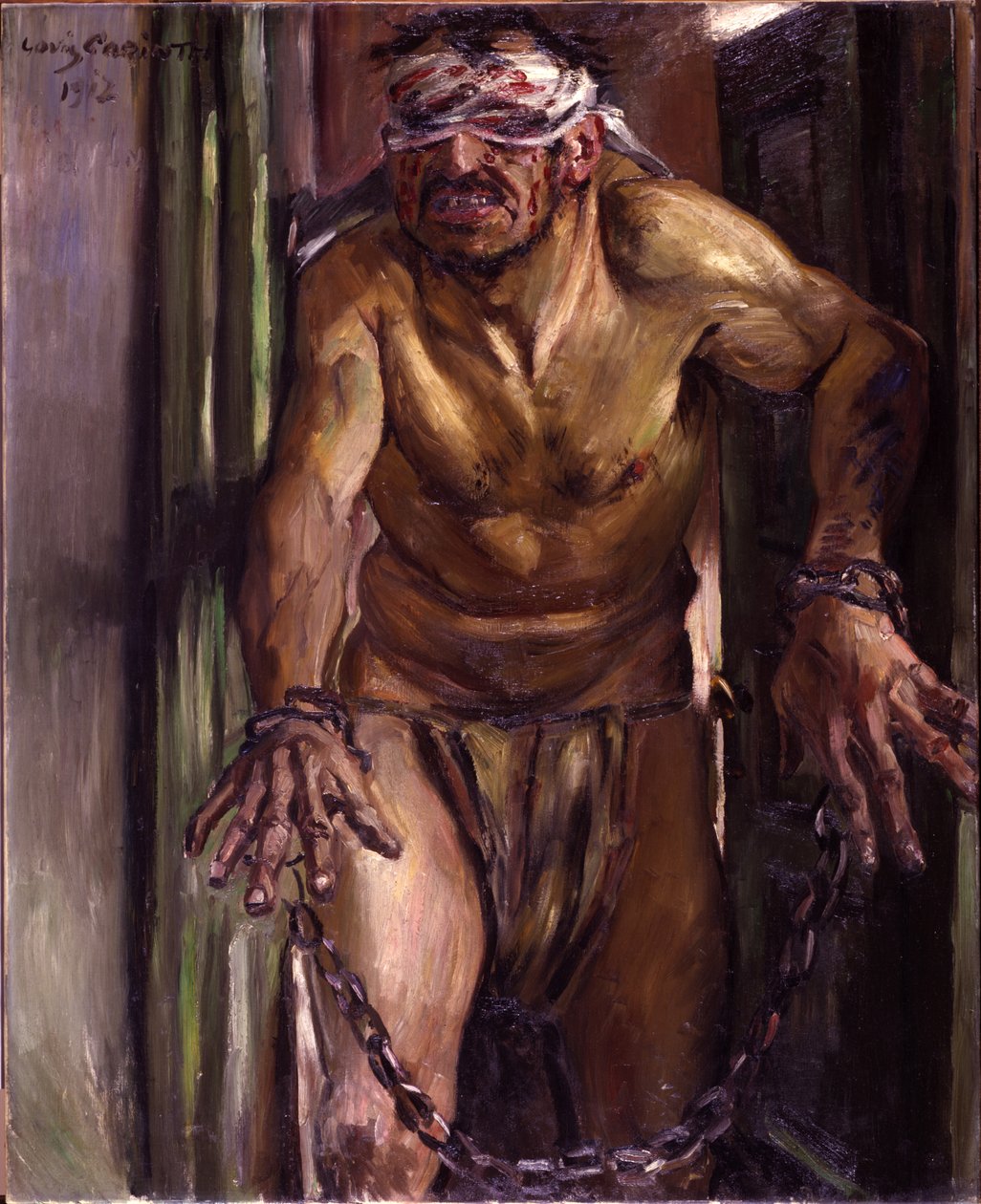 Oslepený Samson od Lovis Corinth