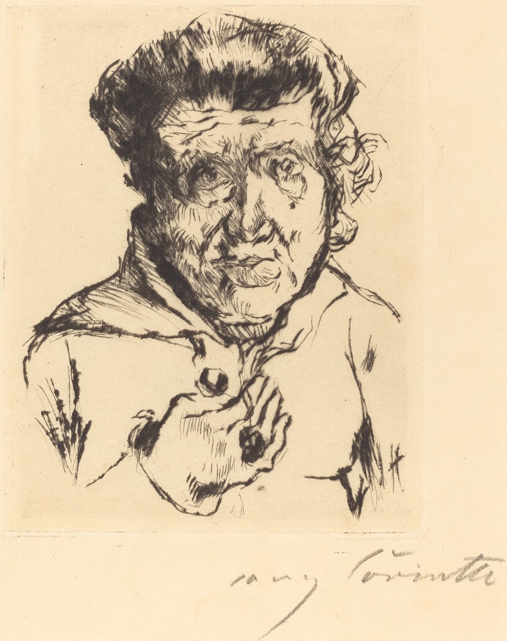 Umělcova tchýně, 1920. od Lovis Corinth