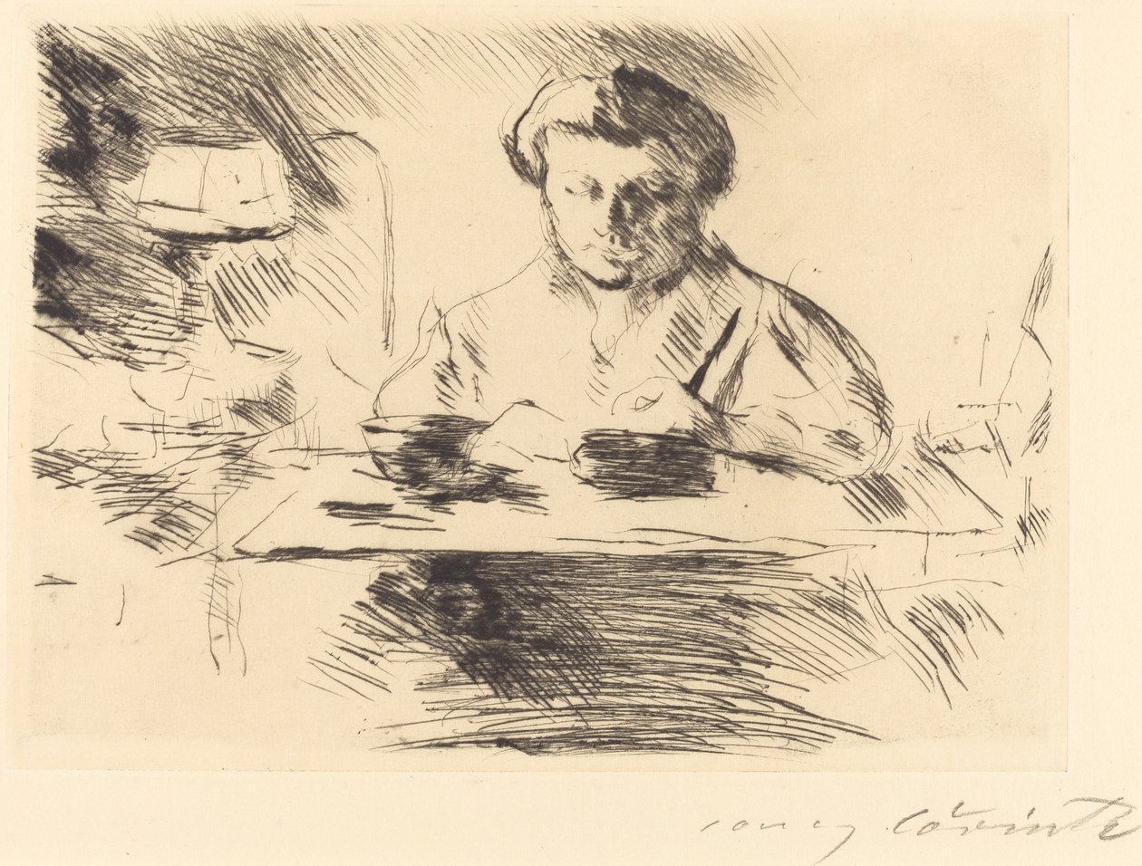 Die Gattin manželka umělce, 1918. od Lovis Corinth