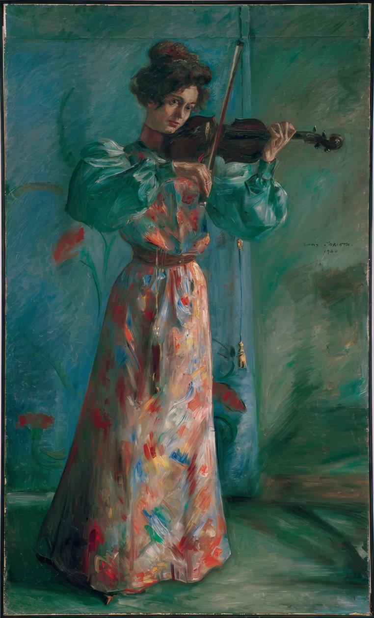 Hráč na housle od Lovis Corinth