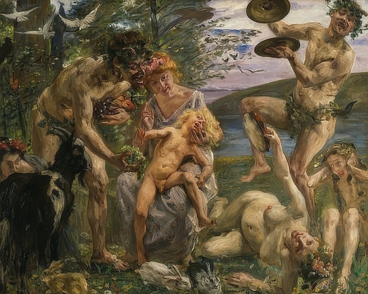Zeusovo dětství. 1905-1906 od Lovis Corinth