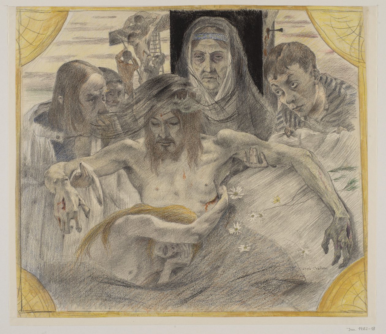 Snímání Krista z kříže od Lovis Corinth