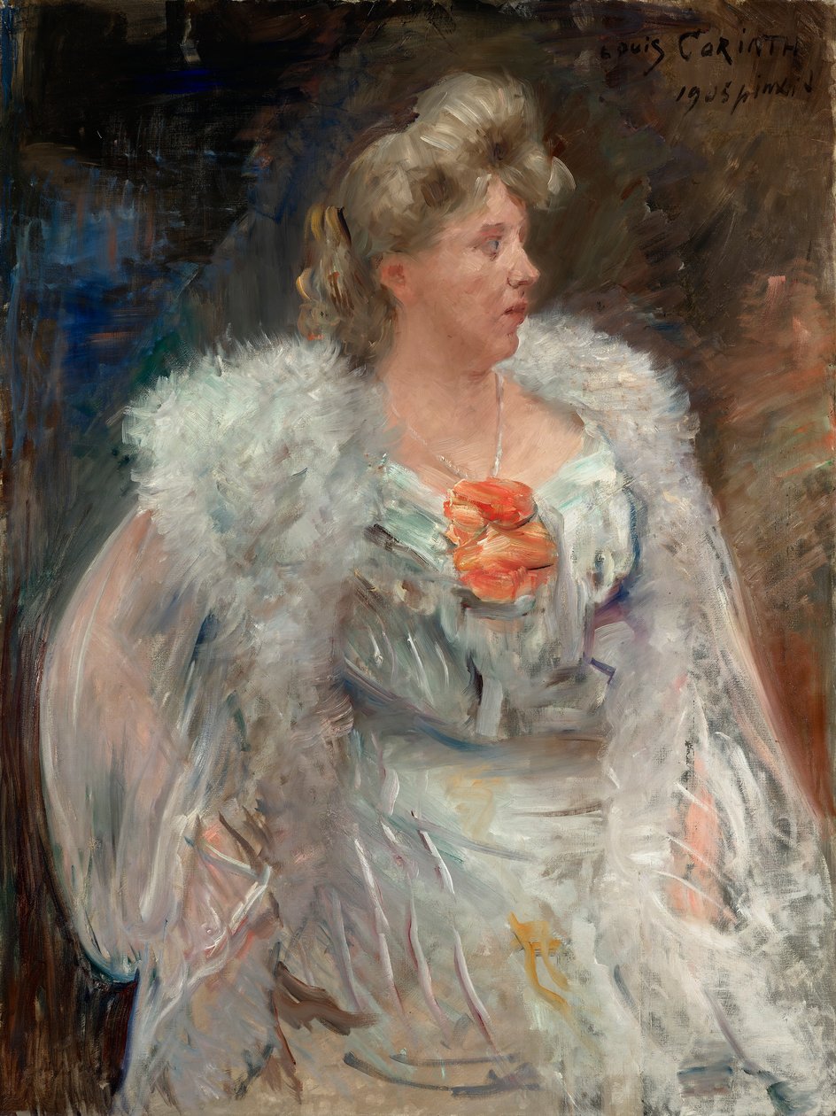 zpěvačka Frieda Halbe od Lovis Corinth
