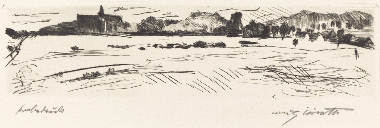 Krajina s dunami od Lovis Corinth