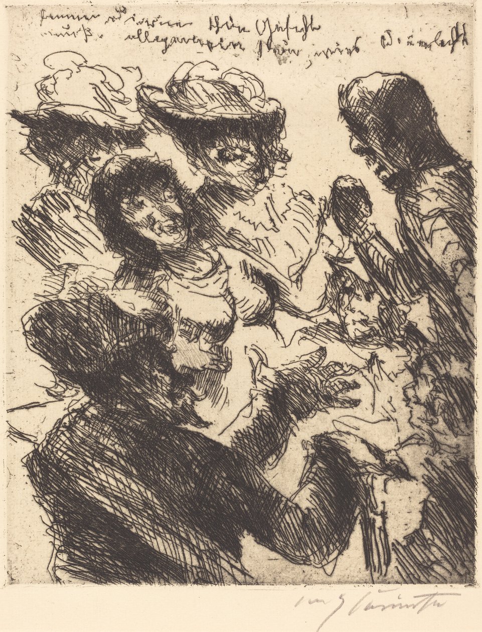 Krásná tvář děvky musí být univerzální jako sluneční světlo..., 1923. od Lovis Corinth