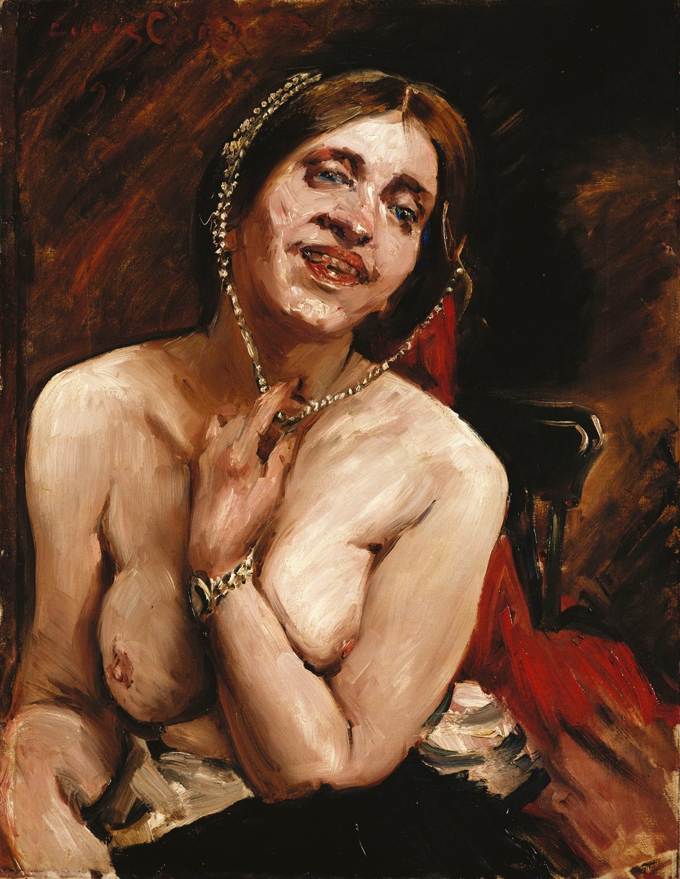 Ženský akt v křesle od Lovis Corinth