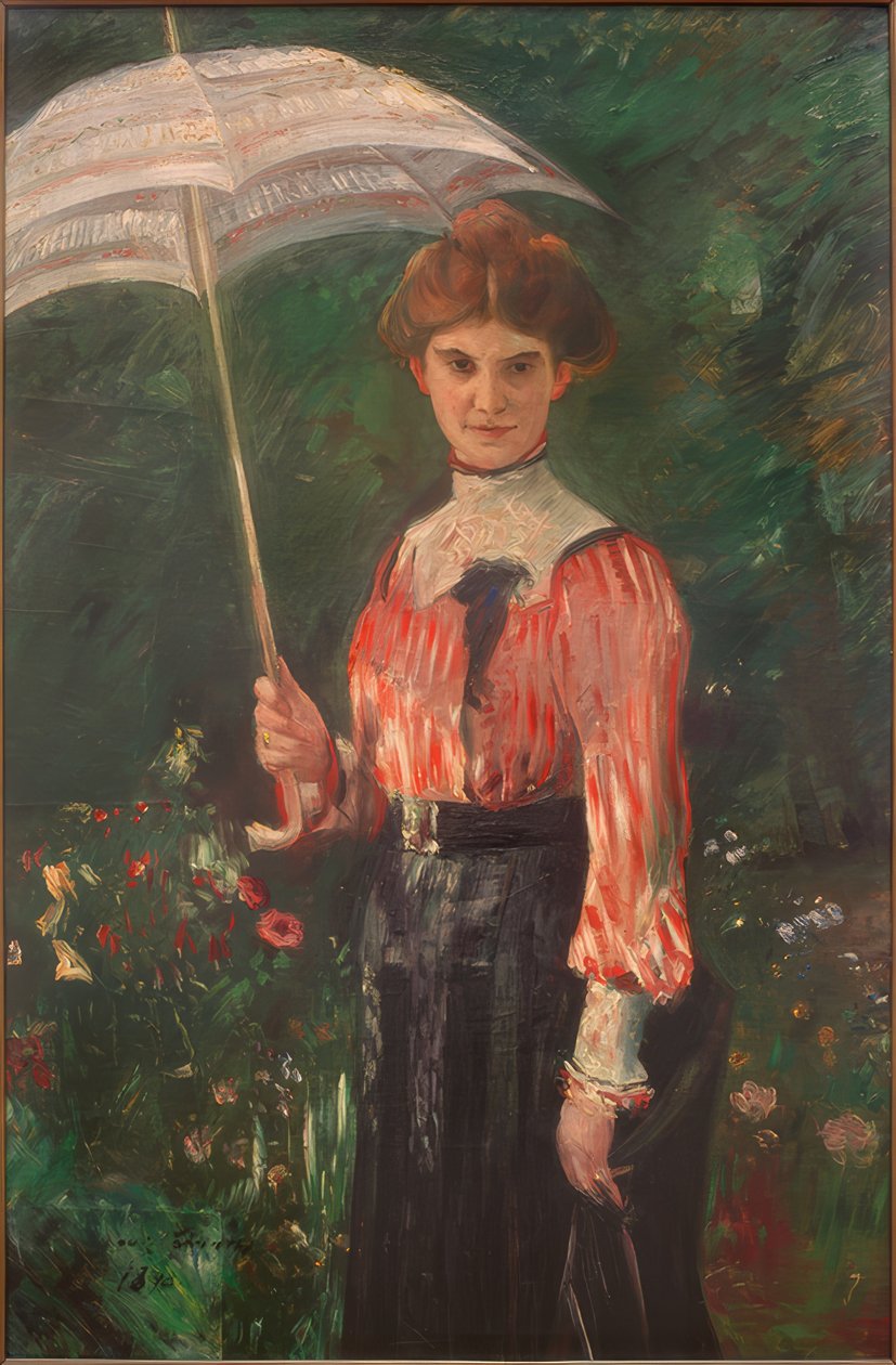 Paní Halbe od Lovis Corinth